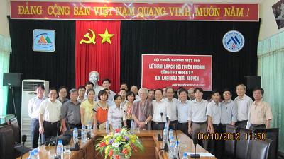 Lễ thành lập Chi hội Tuyển khoáng Cty TNHH MTV KLM Thái Nguyên