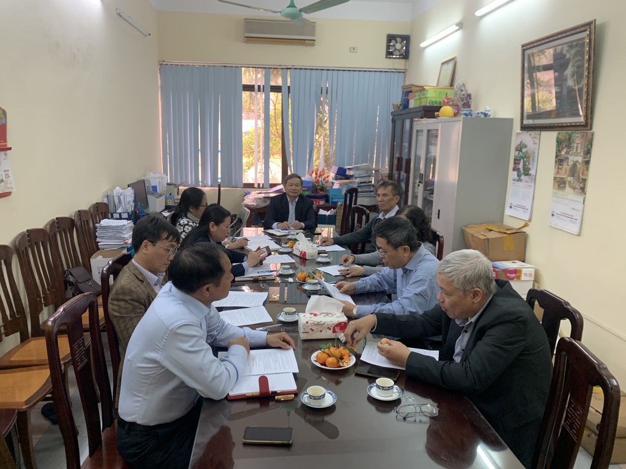BAN THƯỜNG VỤ HỘI TUYỂN KHOÁNG VIỆT NAM HỌP PHIÊN 9 NHIỆM KỲ IV
