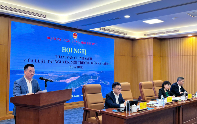Tham vấn chính sách sửa đổi Luật Tài nguyên, môi trường biển và hải đảo 